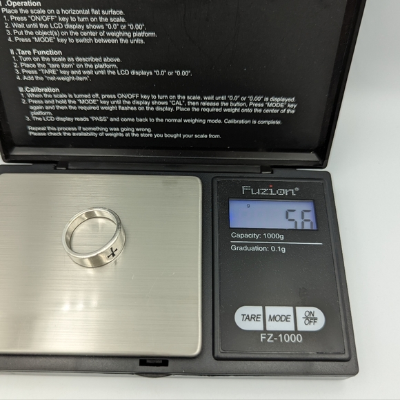 Vintage James Avery Crosslet Cross Cut Out Sterling Silver Ring SZ 6.25 - Picture 9 of 9